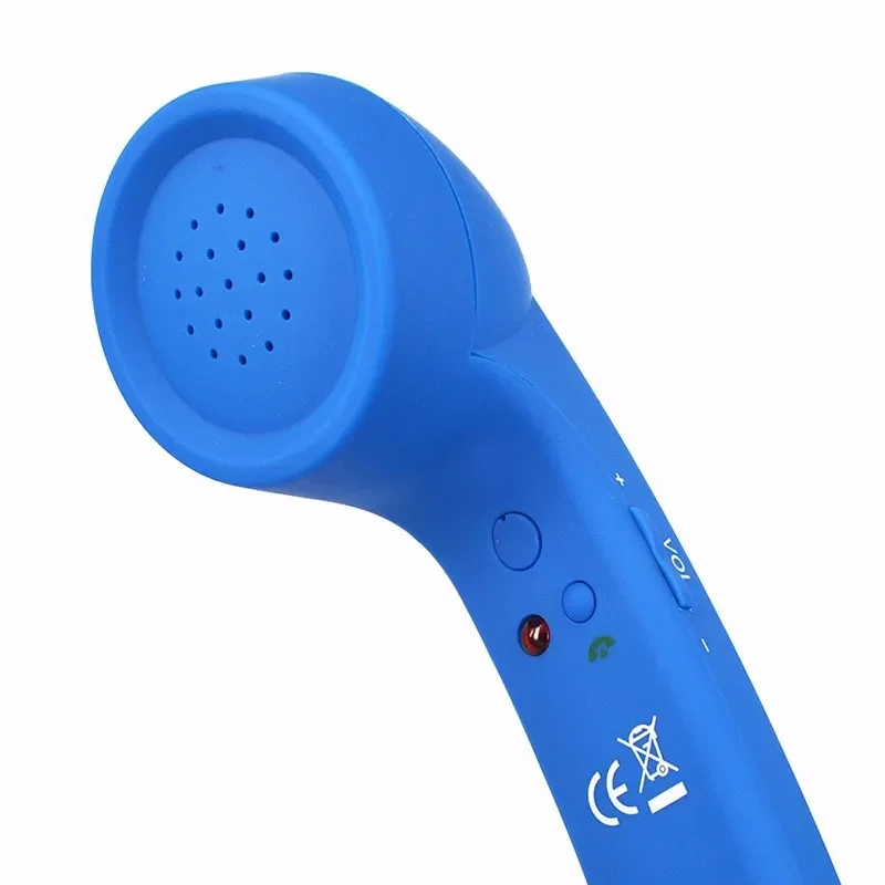 Nuevo estilo hermoso 3,5mm Mic Retro Phone Handset Receiver para iPhone Fancy Gift Phone Receiver