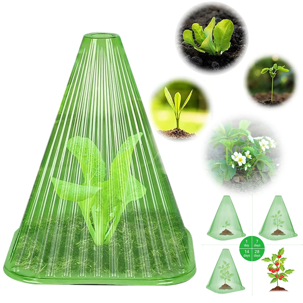 5/12/15/21/25/31 Pcs Garden Cloches for Plants Plant Bell Cover Bell Jar Cloches Protects Plants From Birds Frost Snails Etc