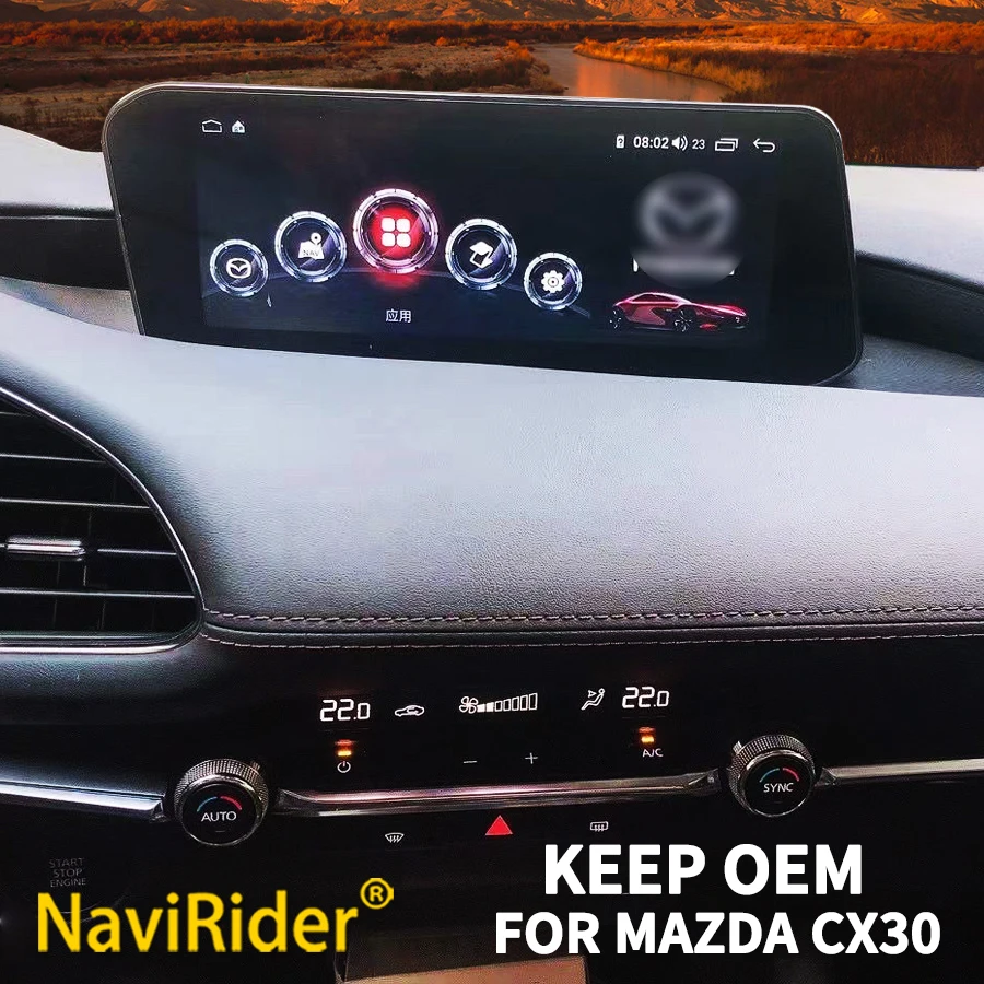 DUAL SYSTEM KEEP OEM RHD LHD 256GB For Mazda Cx-30 Cx30 2021 CarPlay GPS NAVI Radio Autoradio Car Dsp 4G Multimedia Video Player