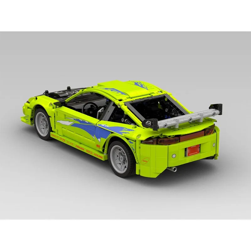 MOC-204070 Nuovo modello classico di mattoni da corsa per supercar della città 1297 pezzi - Regalo giocattolo per blocchi di compleanno per ragazzi e bambini