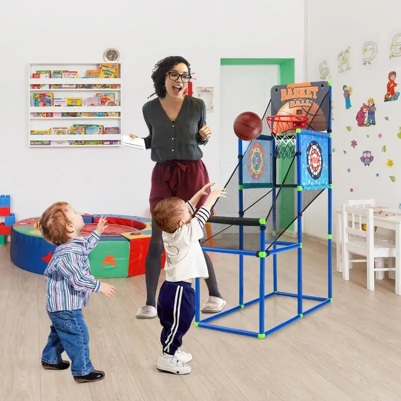 

Kids Basketball Arcade Game with Electronic Scoreboard and Sound Effect