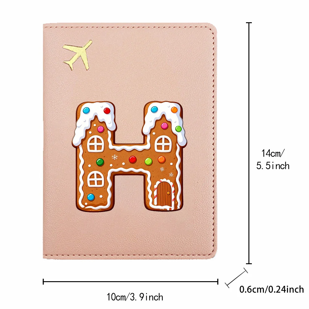 بسيطة بو حامل جواز السفر جواز السفر بطاقة واقية حالة السفر المحمولة المحفظة أساسيات السفر نمط منزل الزنجبيل