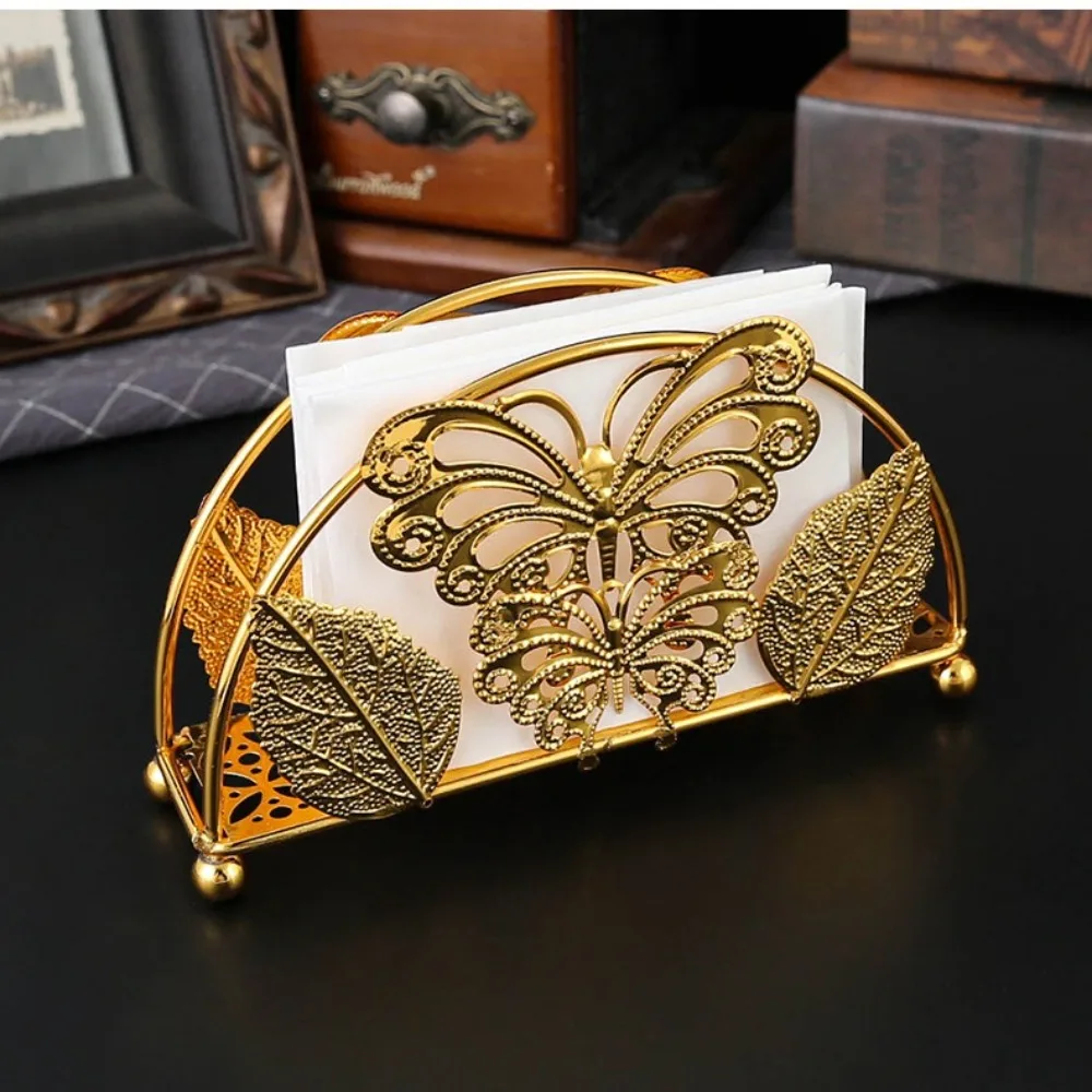 

Modern Nordic Style Tissue Holder Decorative Stylish Vertical Napkin Dispenser Rust-proof Stable Paper Towel Container Hotel