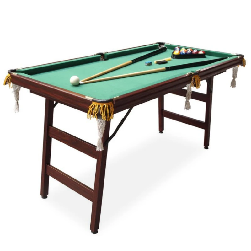 Convenient 4.5 Feet Small Size Billiard Pool Snooker Table No Need Assemble Pool Table