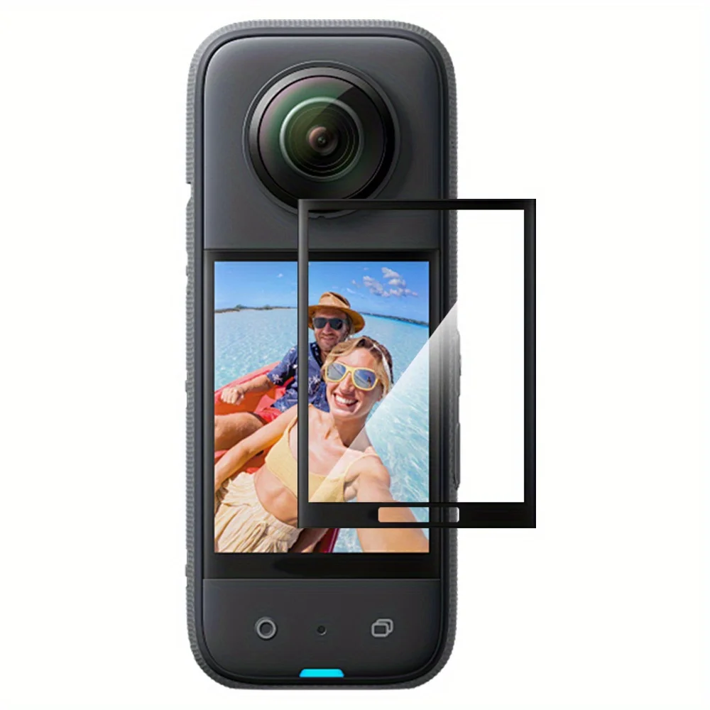 3pcs Soft Flexible Cover For Insta360 X3 X4 X5 Full Coverage Protective Films Soft PMMA Anti-scratch Film Accessories