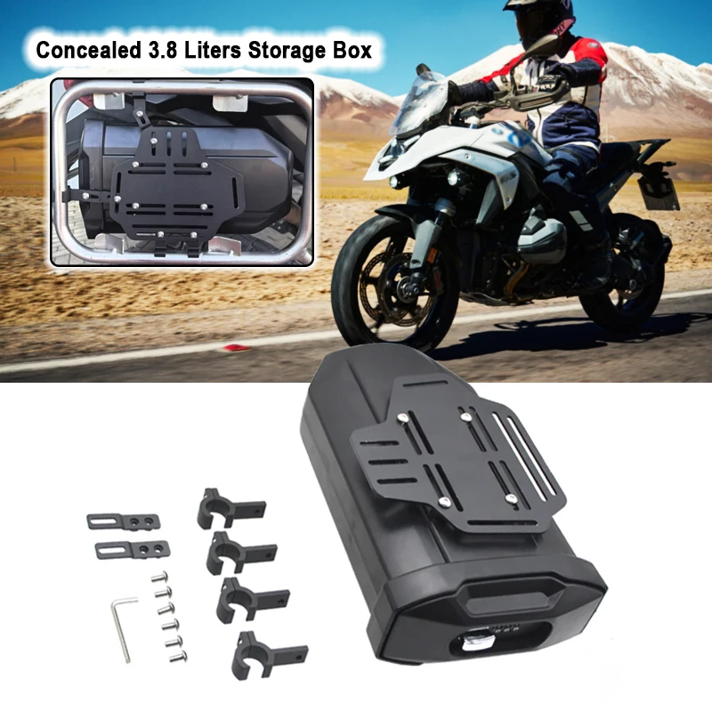 

Concealed 3.8 Liters Storage Box Expedition Vehicle Universal Toolbox For BMW R1300GS R 1300 GS R1300 GS R 1300GS r1300gs