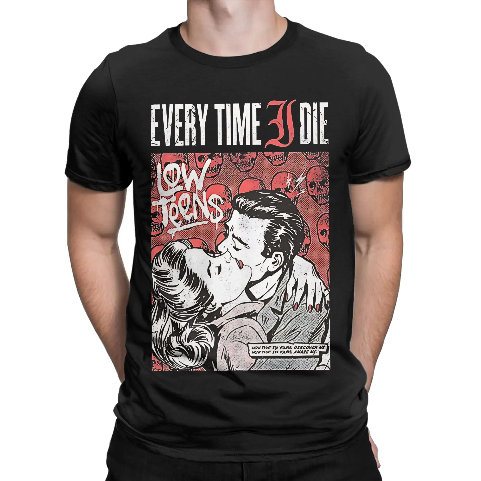 Men Women T-Shirt Every Time I Die Halloween Funny 100% Cotton Tees Short Sleeve  T Shirt Crewneck Tops Plus Size