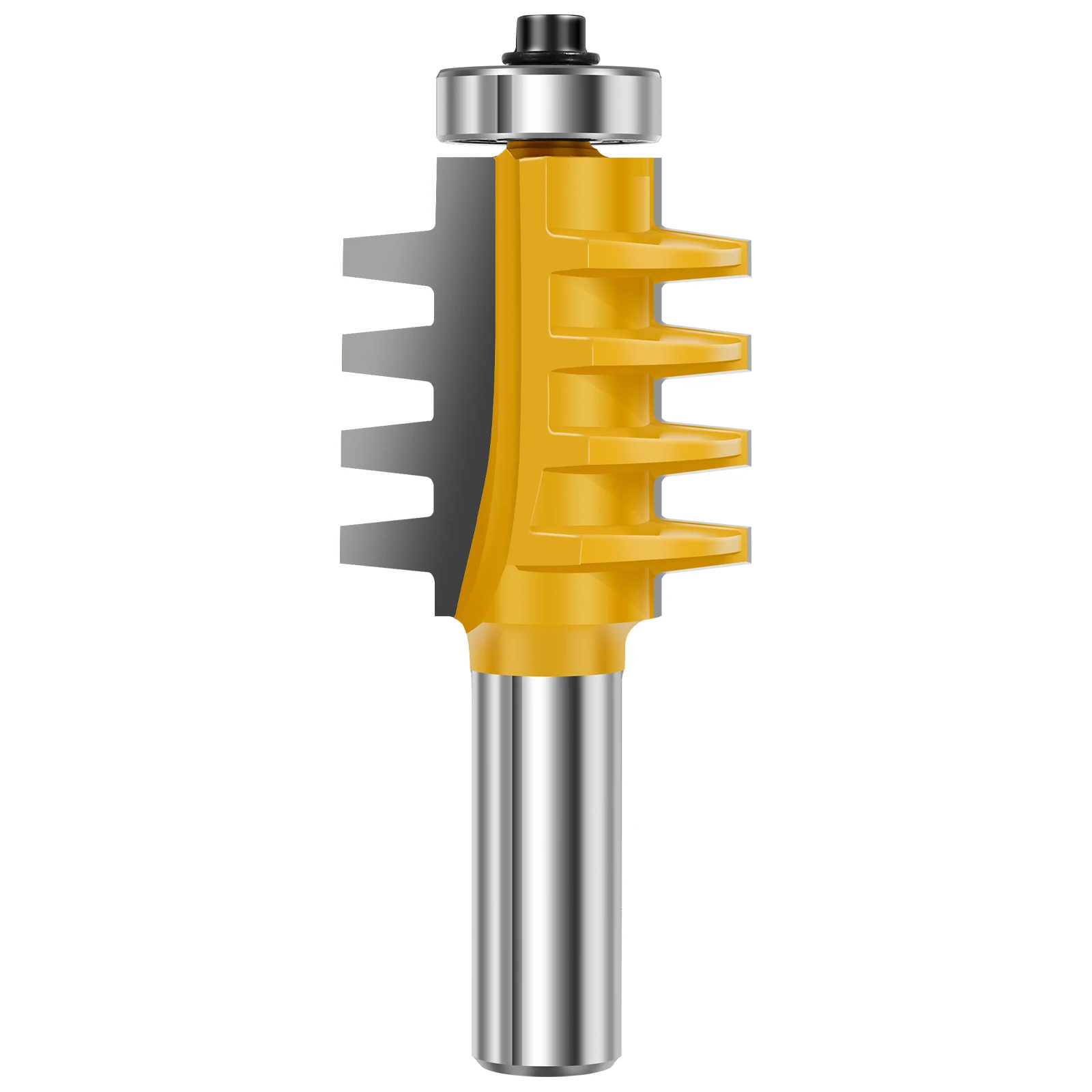 

1/2 Inch Finger Joint Router Bit Professional Shank Bearing Finger Joint Wood Milling Cutter Woodworking Cutter Tool for