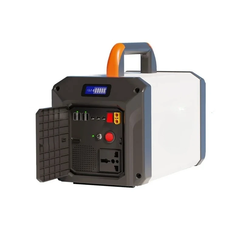 500W Mobile Power Solar Generator 12V Car Emergency Start Power Supply EU/US Plug 200W External Battery Emergency S