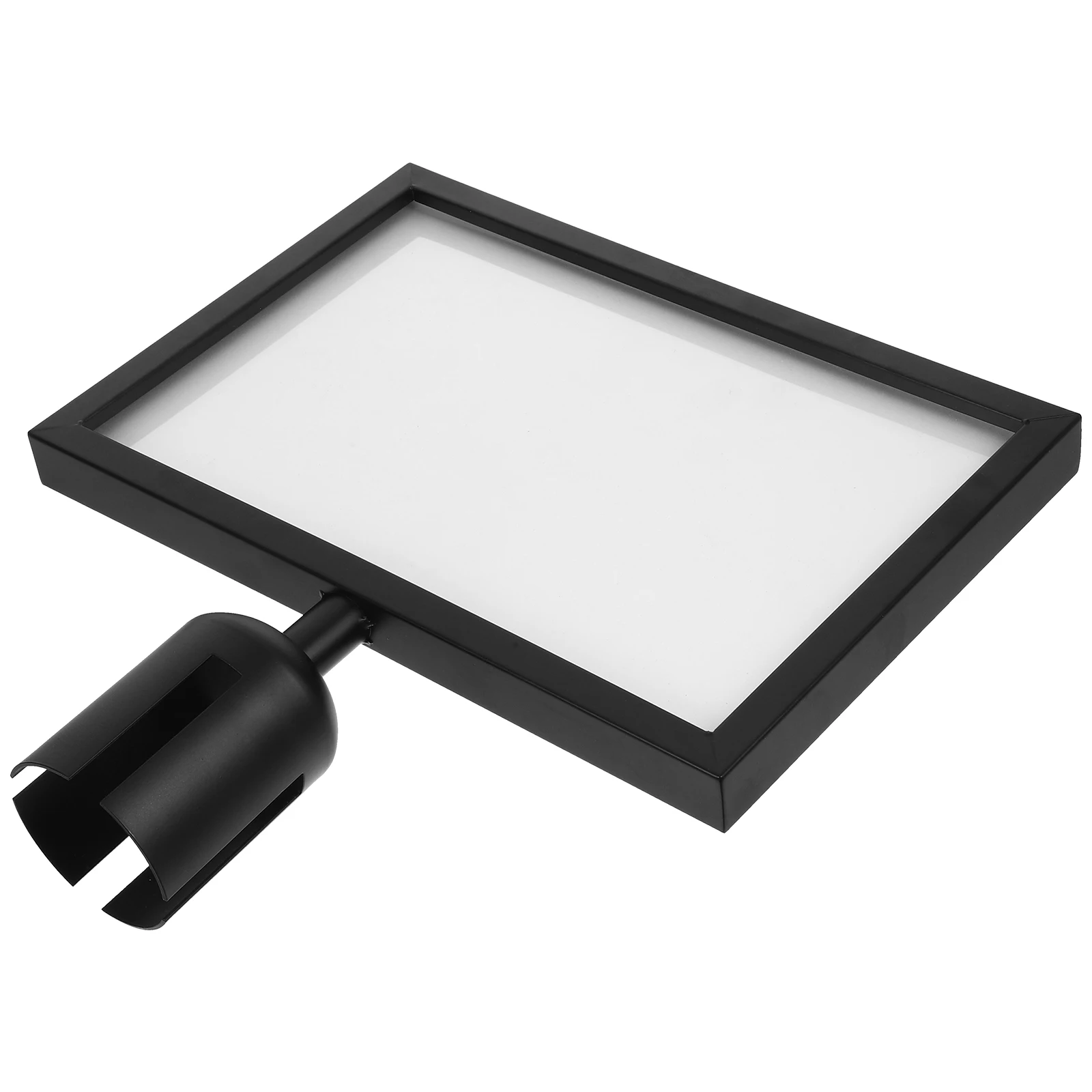 Stanchion Sign Holder A4 Hitam Horizontal Stainless Steel Queue Line Crowd Control Retractable Belt Safety Barrier Bandara