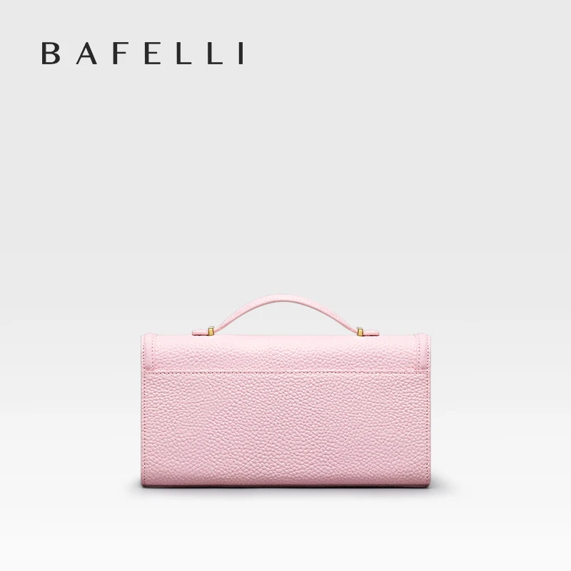 BAFELLI 2024 NEW WOMEN\'S HANDBAG LEATHER WALLET PARTY SHOULDER DRESS PURSE LUXURY DESIGNER BRAND FEMALE EVENING BAGS CLUTCHES