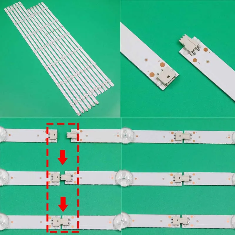 12 قطعة قضبان إضاءة تلفزيون LED جديدة I-6500SY80131-L/R-V2 شرائط الإضاءة الخلفية لـ KD-65X75CH 65X750H 65X8000G XBR-65X800G 65XG8096 #3