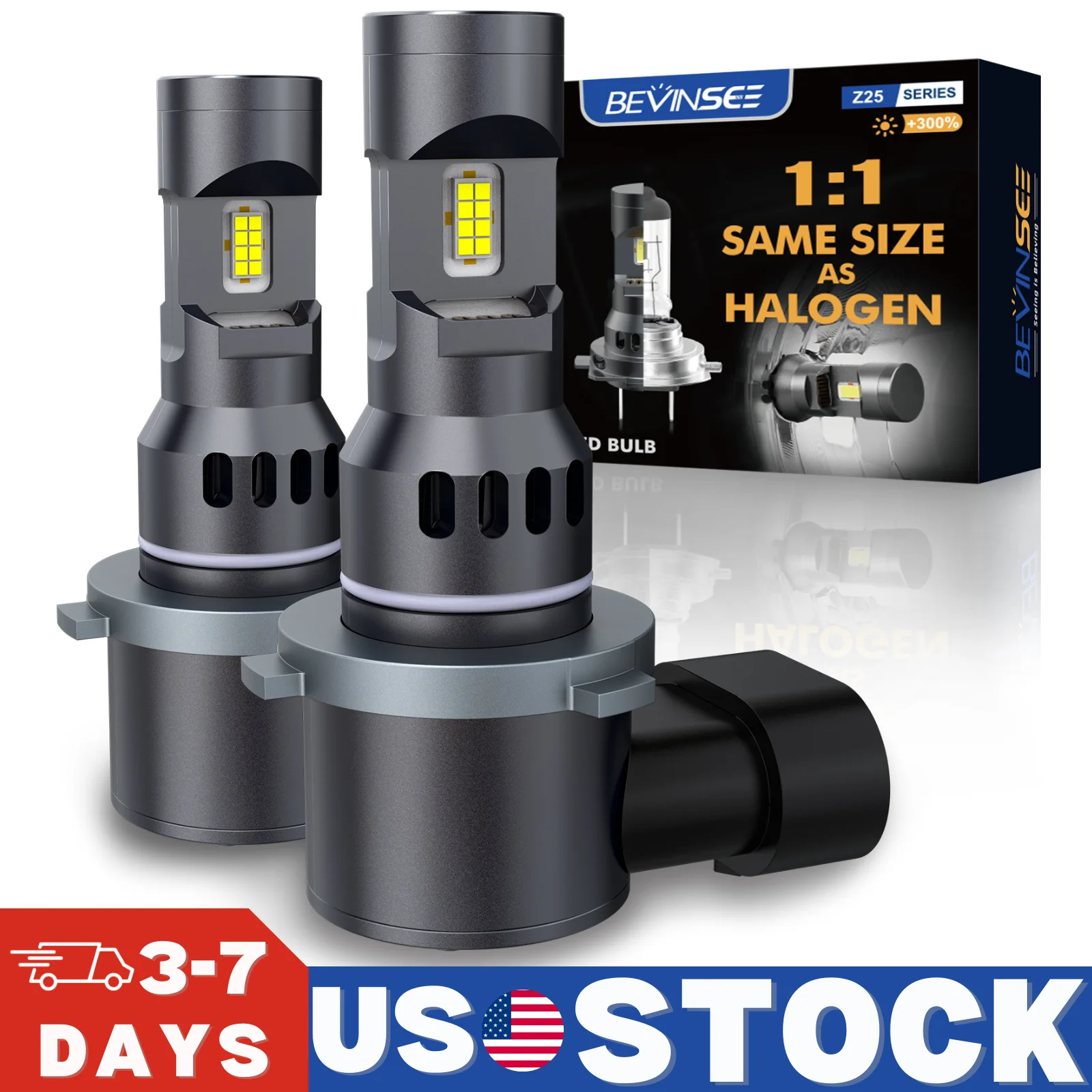 

BEVINSEE 9005 9006 HB3 HB4 Светодиодные противотуманные фары Мини-дизайн Турбовентилятор Беспроводной Plug & Play 70 Вт 10000LM CANBUS H10 Автоматический светодиодный фонарь 12 В