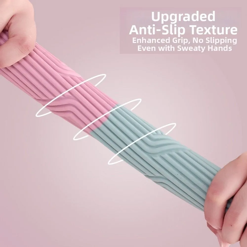 Arm Strength Silicone Torque Fitness Bar Wrist Strength Rehabilitation Training Resistance Bar Muscle Relaxation Beating Massage