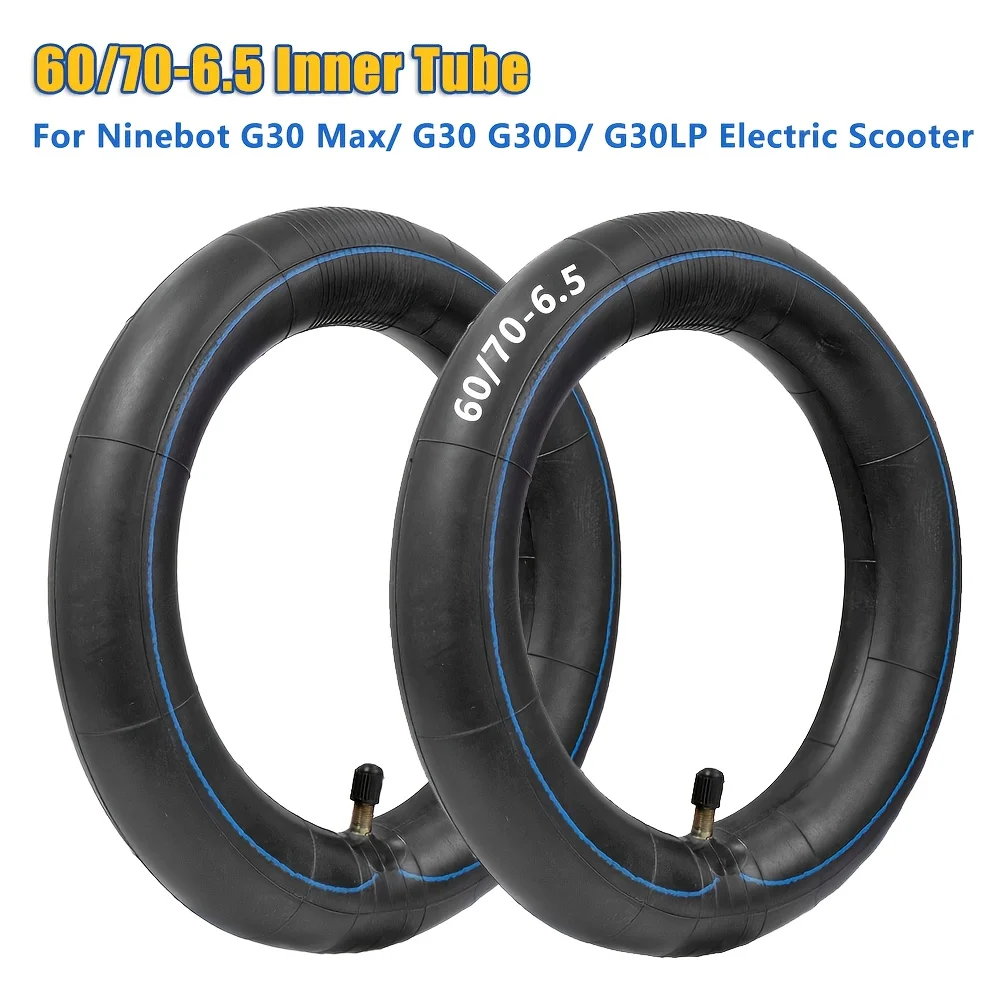 

60/70-6.5 Inner Tube 10 Inch Inner Tube With Straight Valve for Ninebot G30 Max/G30 G30D/G30LP Electric Scooter Tire Wheel Parts
