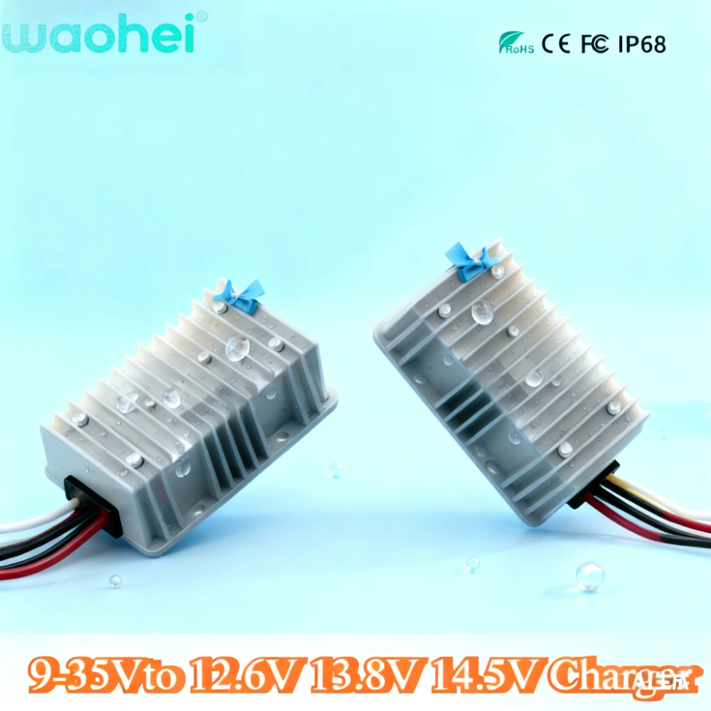 9-35V to 14.5V 13.8V 12.6V 5A 8A 12A 15A 20A 22A 25A DC DC Stabilizer Battery Charger Lead Constant Current Battery Charger CE