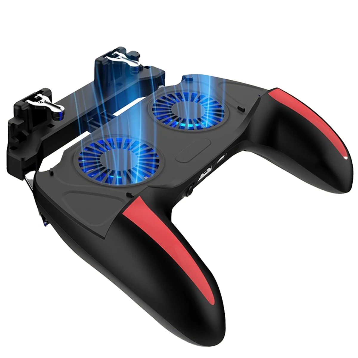 H10 Gaming Accessories Handheld Grip Game Controller Joystick Gamepad for Trigger Dual Cooling Fan Game Cooler for Phone