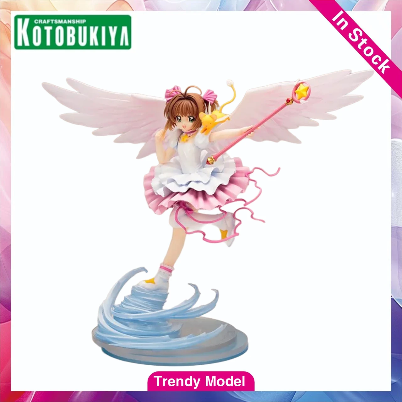 【TM】 En stock KOTOBUKIYA ARTFX J Cardcaptor Sakura Kinomoto Sakura Figuras de acción 1/7 Modelos Juguetes Regalos Colección Adornos