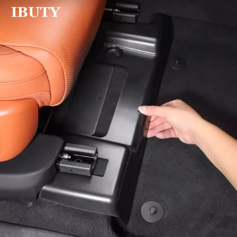 

For Lixiang L7 2023 2024 Accessories Car Front Row Seat Sliding Track Protection Cover Decoration Buckle Seat Trim Panel