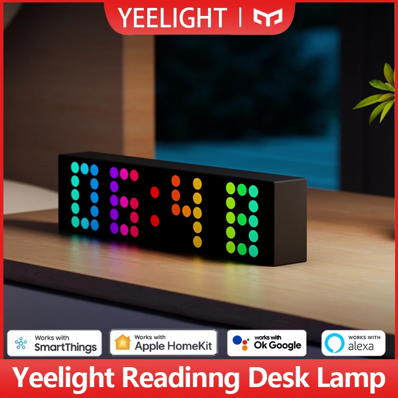 YEELIGHT Cube Smart Lamp Lite Desktop RGB Dynamic Light Wireless Wifi Connection Music Sync Dynamic Lighting For Google Alexa