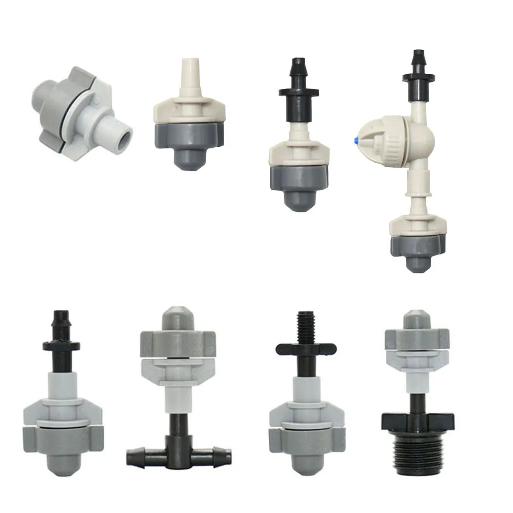 Greenhouse Watering Sprinkler Misting Nozzle Garden Drip Irrigation System Mist Micro Spray With 1/4