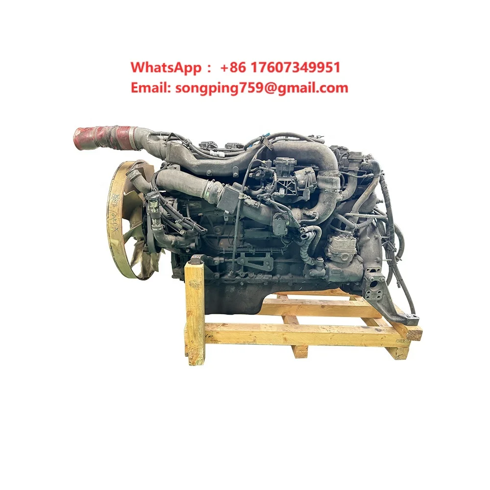 Used Engine Assembly for Man MT13 Sinotruk LNG CNG Engine Dump Second-hand Remanufacture Natural Gas Engine