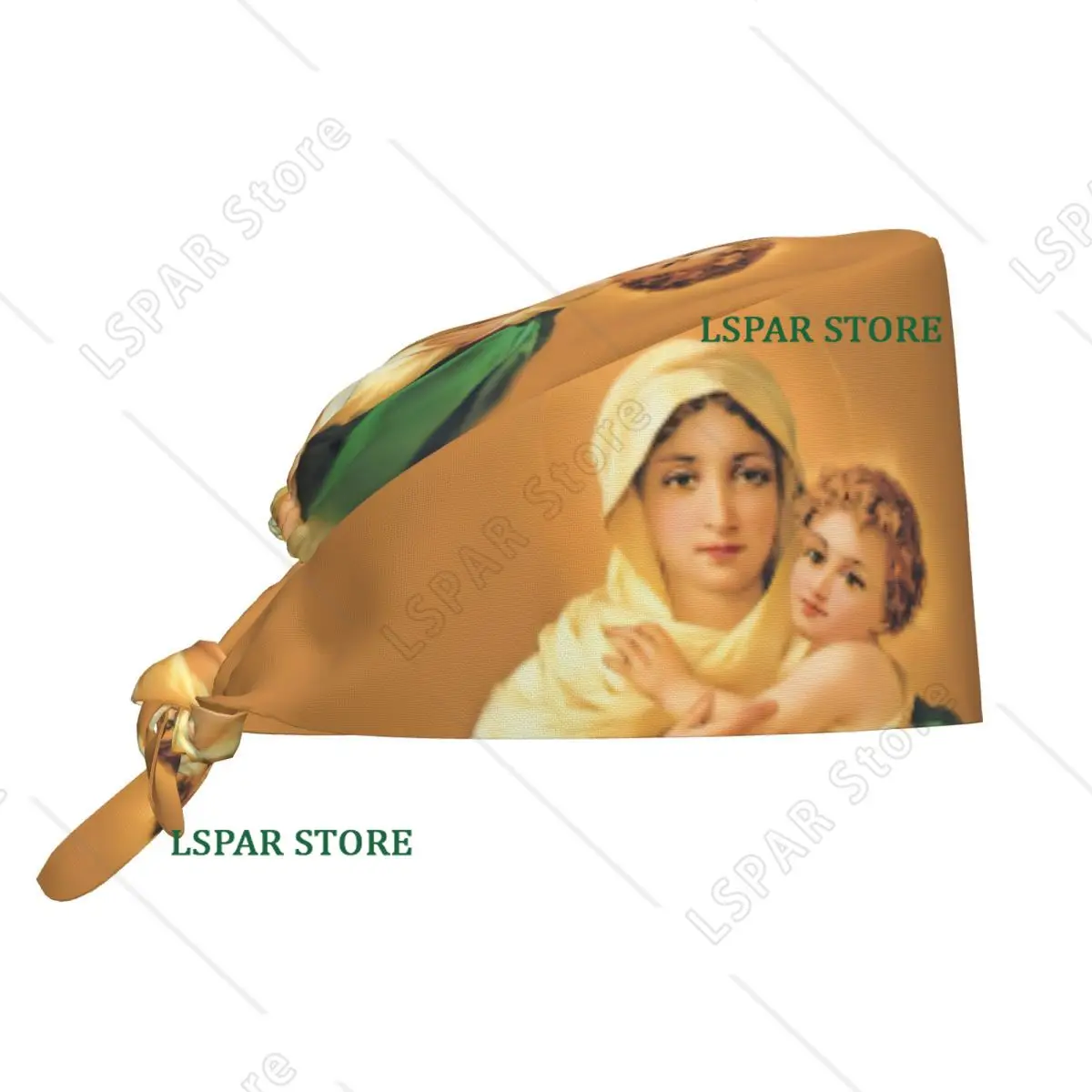 Nuestra Señora de Schoenstatt, gorro de trabajo de limpieza, cómodo, Unisex, Virgen María, gorro quirúrgico, gorro de enfermera para dentista