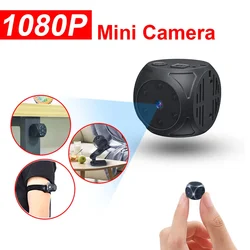 Mini Camera 1080P HD Video Recorder with Night Vision Wide Angle Motion Detection Magnet Body Camera Loop Recording Sport DV