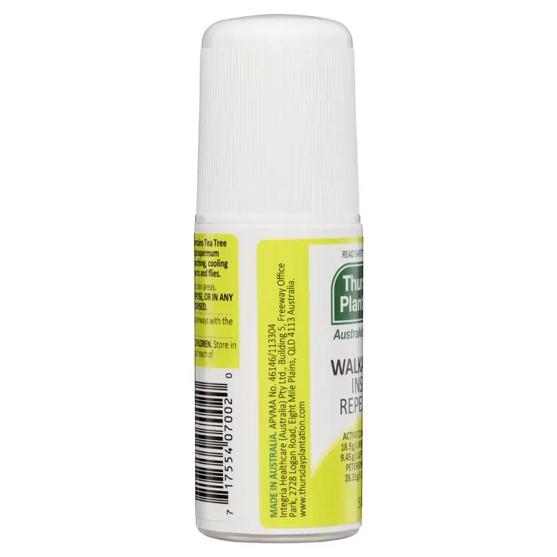 Australia ThursdayPlantation Tea Tree Oil Walkabout Insect Repellent Roll-On Soothing Protection against biting insects flies