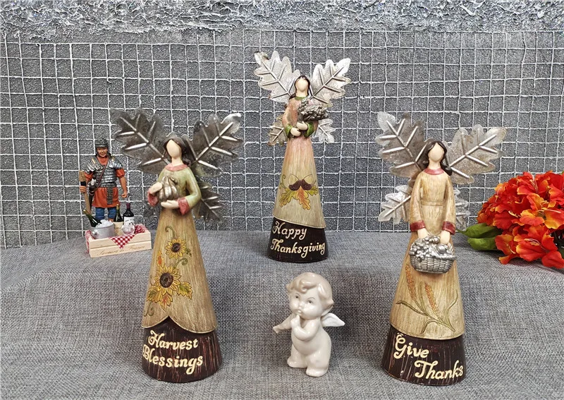 Home decorations hand drawn, carved, ironwork, resin figures