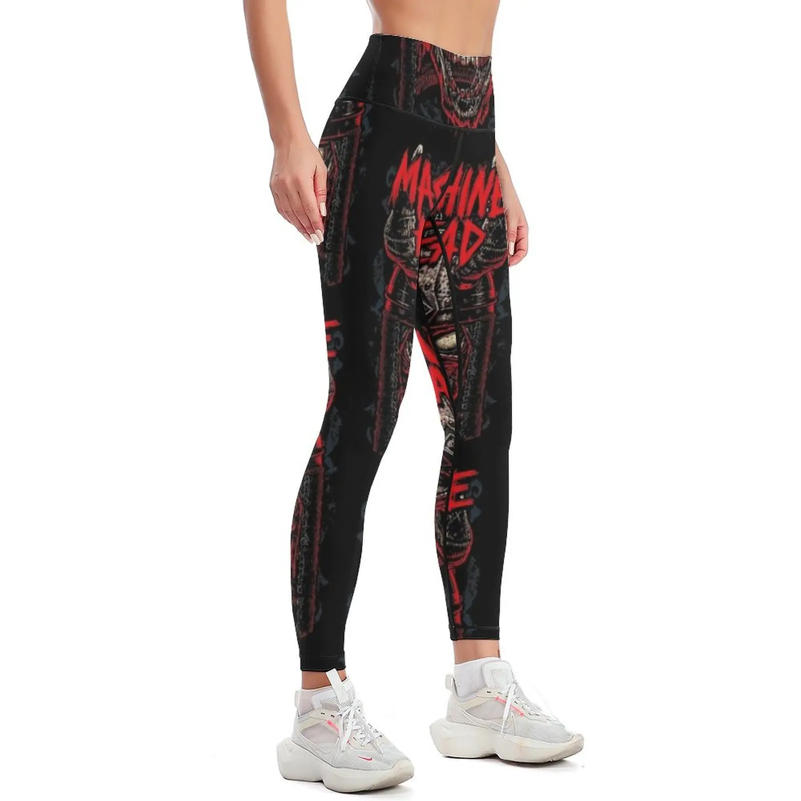 Machine Head Band - Logo Band Leggings gym pants Women's gym Golf wear Women's pants Womens Leggings