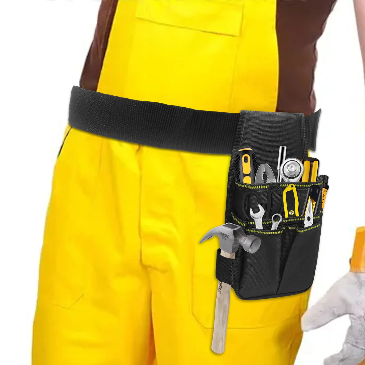 Multi Functional Tools Bag Waist Pouch Belt Storage Holder Organizer Garden Tool Kits Waist Packs Oxford Cloth Pocket Tool Pouch