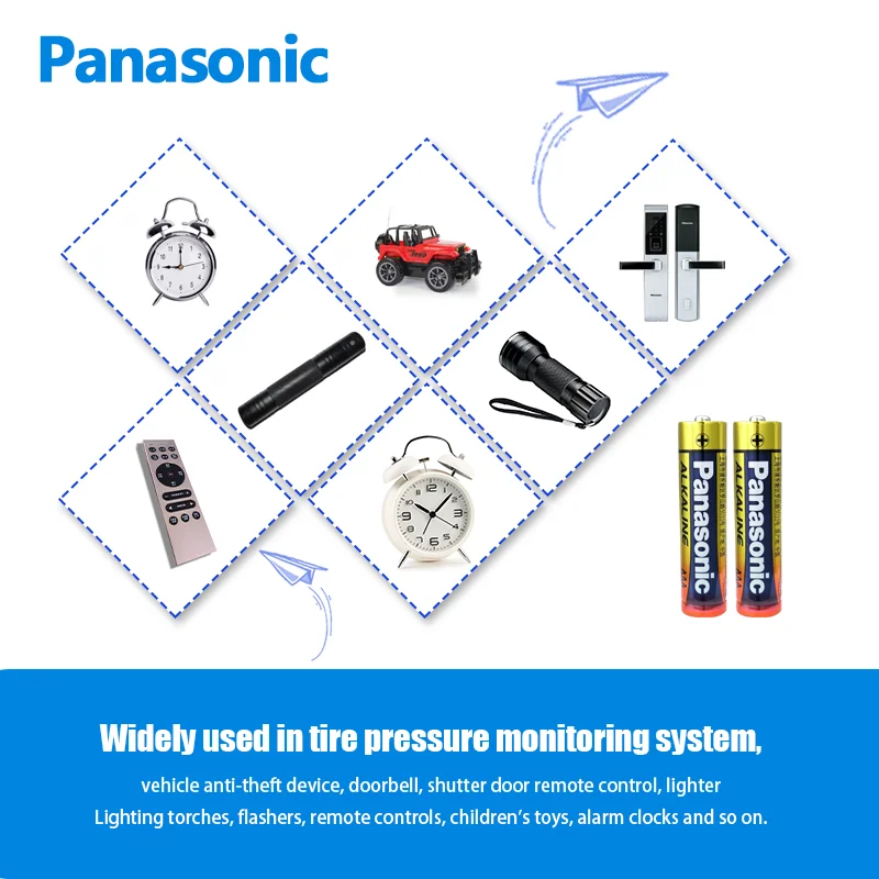 Panasonic LR03 Alkaline battery 6PCS air conditioner remote control TV children\'s car toy electronic weight scale mouse