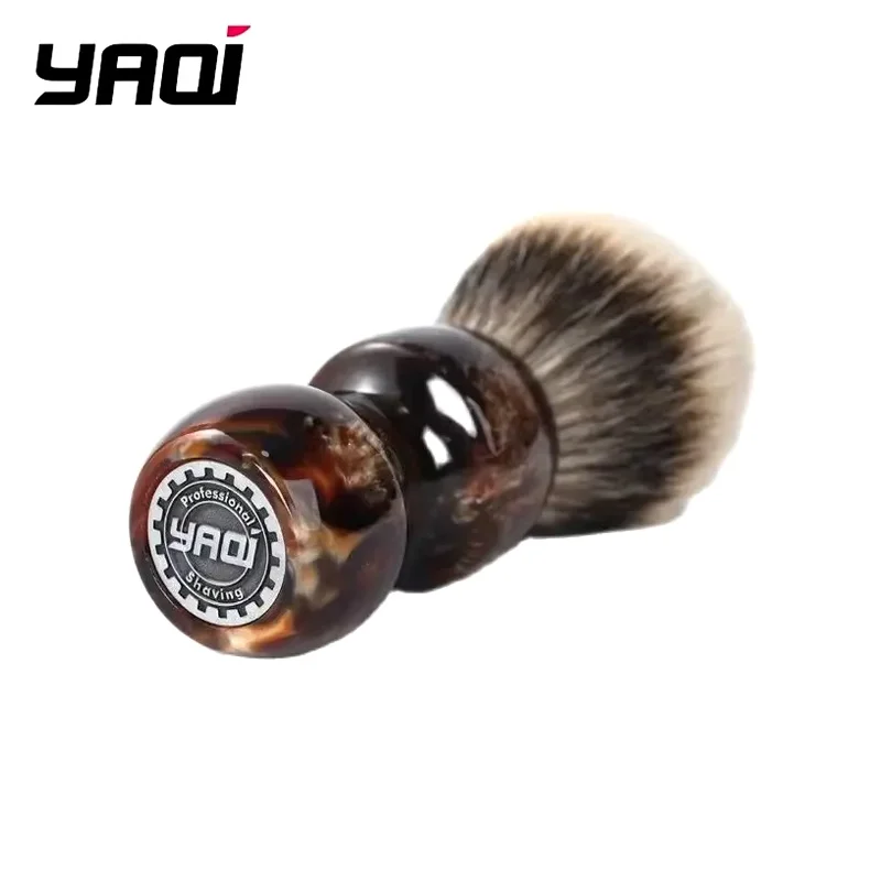 YAQI Caramel 26MM Two Band Hair Wet Shave Tools Men Shaving Products Wet Shaving Brush Shaving Brush Best Gift for Men Mens Gift
