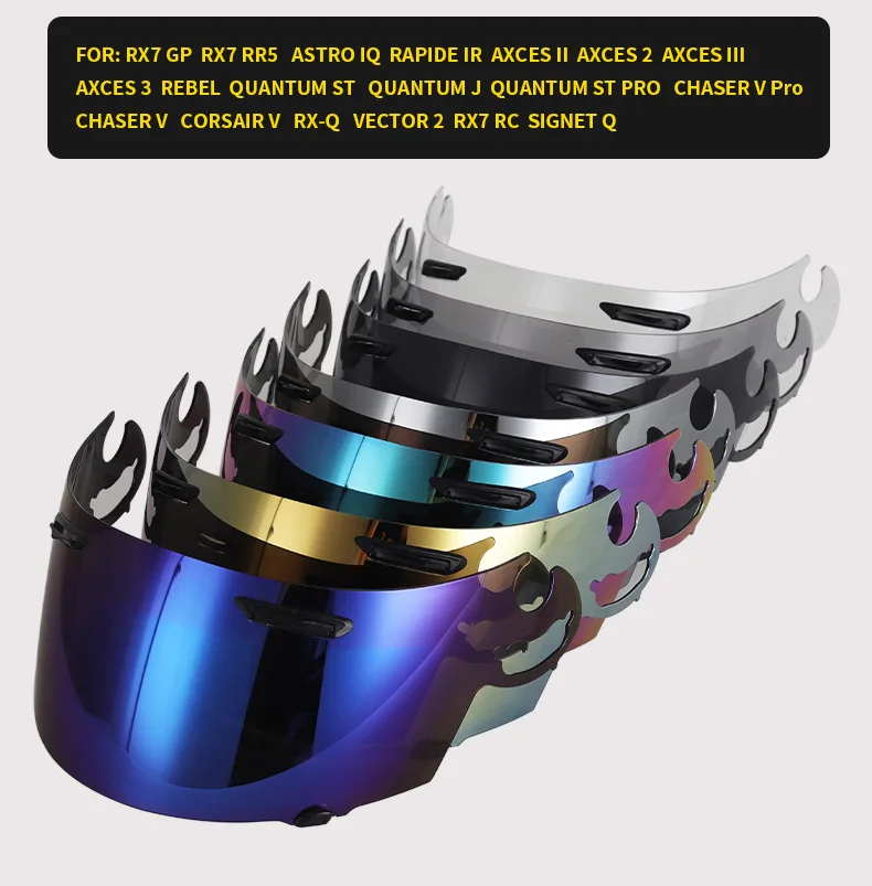 Motorcycle Helmet Visor For ARAI RR5 RX-7 QUAMTUM-J ASTRO-IQ Anti-UV Dustproof Helmet Lens Helmet Accessories Sunglasses