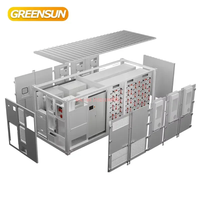 WMWMNU for Greensun 1MWh All in One Lithium Battery Energy Storage Cabinet Container BESS for 500KW Solar Industrial and