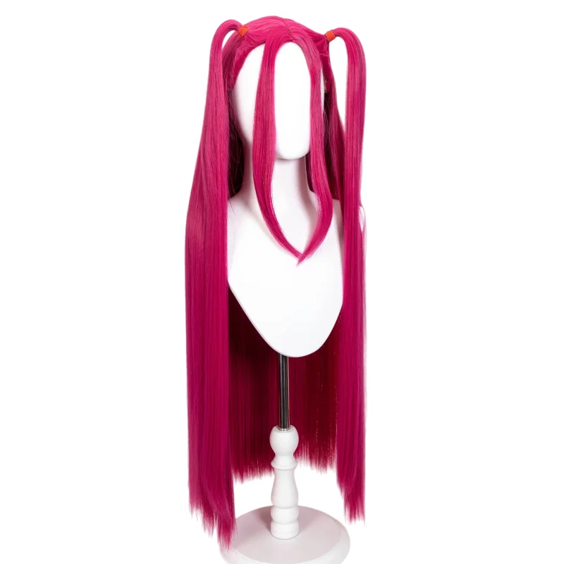 ミラウィッグ映画 KPop デーモンハンターコスプレウィッグレッドロングウィッグ女性ハロウィンパーティーパフォーマンス小道具
