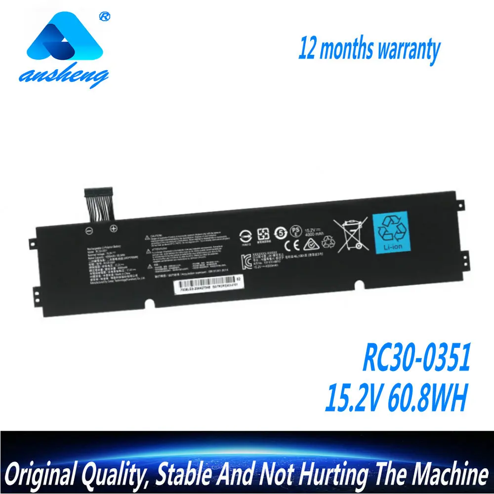 

NEW RC30-0351 4ICP7/63/69 Laptop Battery For Razer Blade 15 Base Model (Late 2020) RZ09-0351 15.2V 60.8WH