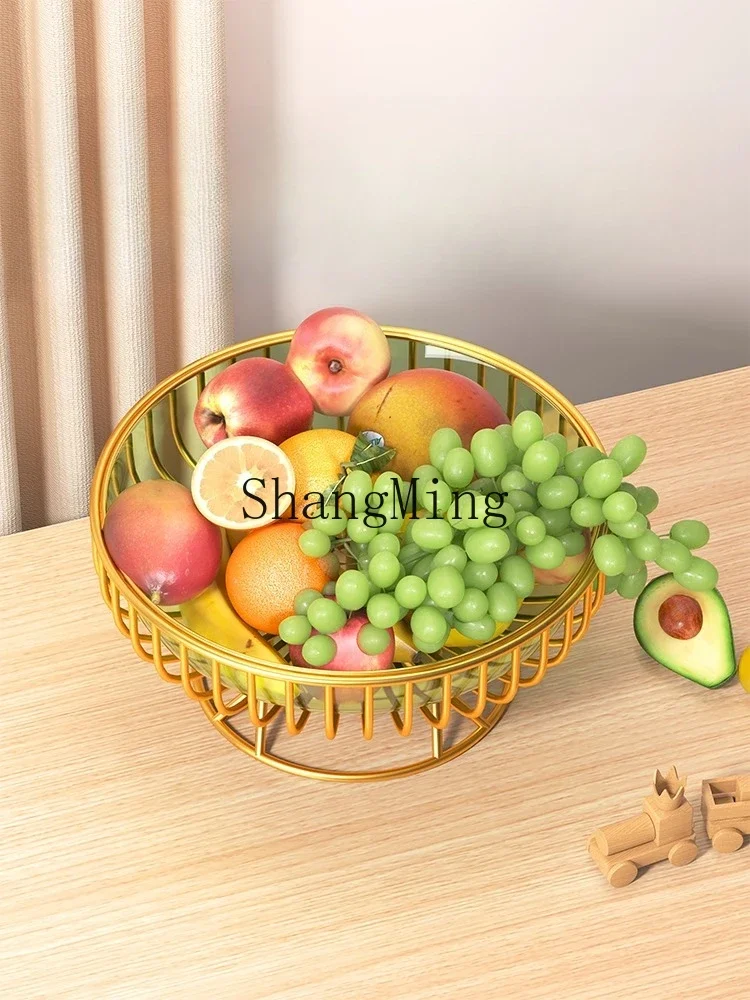 

ZYY Home Living Room Coffee Table Dried Fruit Plate Candy Plate Light Luxury Fruit Basket High-end Snack Plate