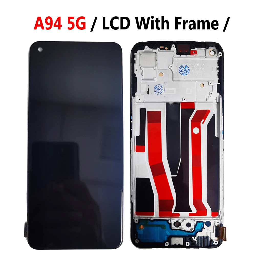 Incell Display For OPPO A94 LCD 4G CPH2203 Screen A94 5G LCD CPH2211 With Frame Touch Sensor Digitizer Assembly Replacement