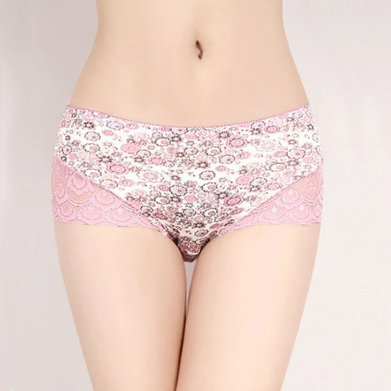 Women's Panties Japanese Lace Printed Physiological Pants Women Menstrual Wide Leakage Prevention Menstrual Period Panties New