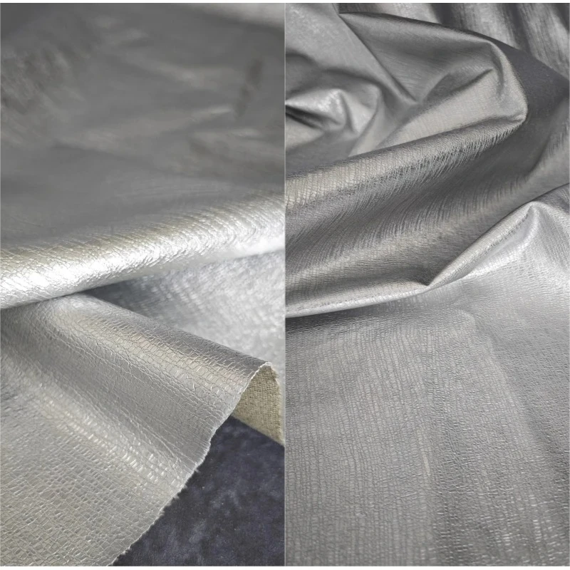 

Silver Womens Summer Dress Coat Pants Designer Fashion Curtains Sofa Fabric Handmade for Sewing Home Decoration Crafts Materials