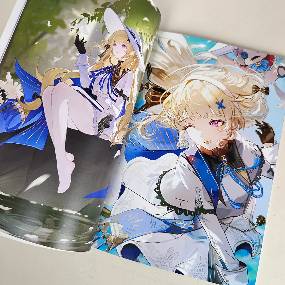 Phoebe Art Collection Book Illustrations Artwork Album Manhwa Comic Book Cartoon Characters Card Anime Badge Stand Poster