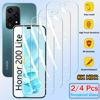 2/4Pcs Tempered Glass For Huawei Honor 200 Lite Screen Protector Cover Protective Glass