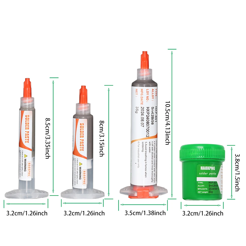 Bleifreie Spritze Lötpaste Niedrigtemperaturflussmittel zum Löten Led Sn42bi58 Smd Reparatur Zinnpaste