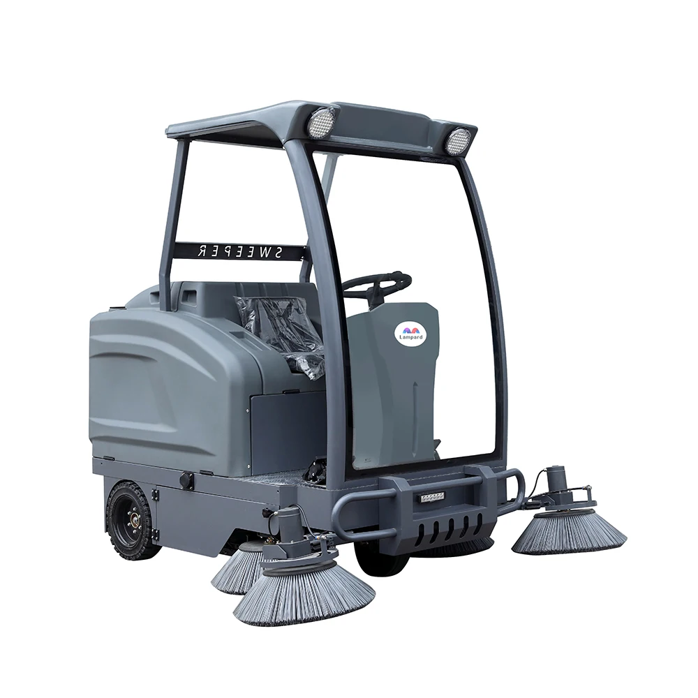 Electric Commercial Road Sweeper Street Floor Sweeper Cleaning Machine