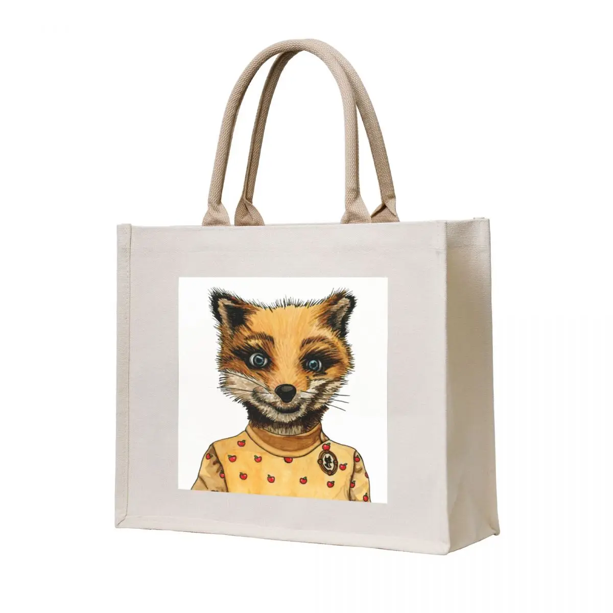 Mrs. Fox Tote Bag Big bag sac pour femme foldable reusable bag shopping bags foldable