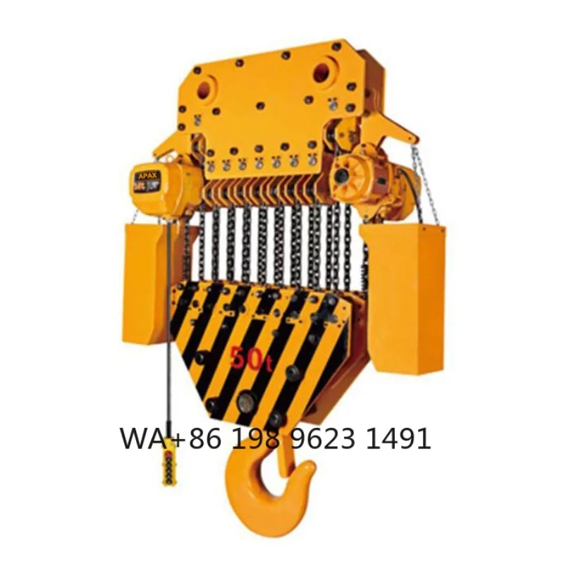 

2Ton Electric Chain Hoist IP55 Remote Control Hook 12m Length Industrial Crane for Hotel Construction Lifting