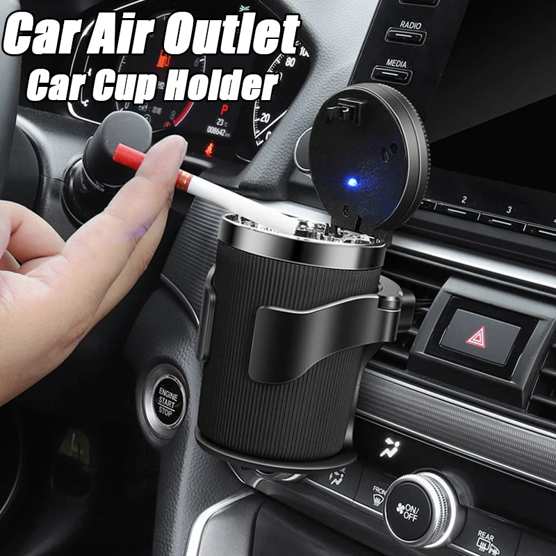 

Car Cup Holder Auto Air Vent Outlet Can Mounts Holder Hook Mount Water Drink Coffee Bottle Stand Holder Car Interior Accessories