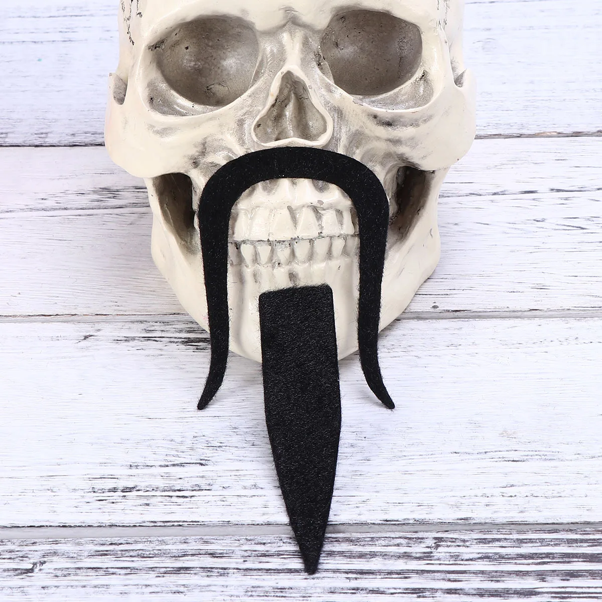 2 szt. Czarny zestaw brody samoprzylepnej, sztuczne wąsy na imprezę, Halloween, przebranie, akcesorium do kostiumu, włosie na twarz